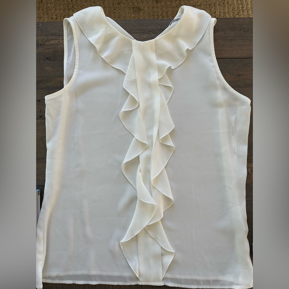 Calvin Klein Ruffled Blouse